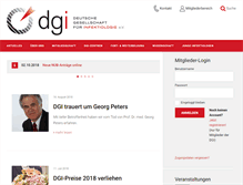 Tablet Screenshot of dgi-net.de